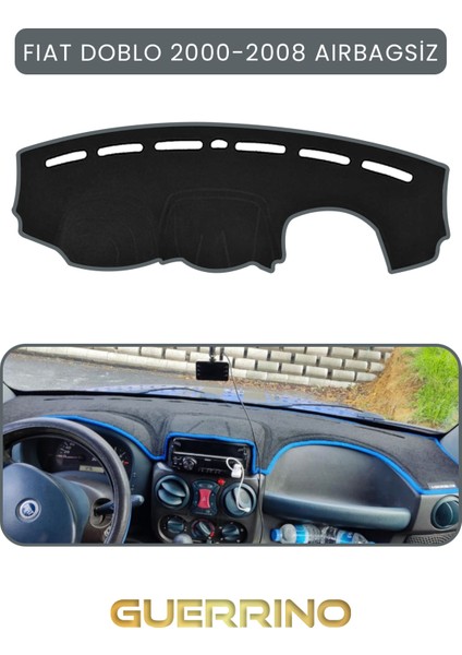 Fıat Doblo 2000-2008 Modellerine Uygun Aırbagsıztorpido Koruma Halısı Gri Kenar