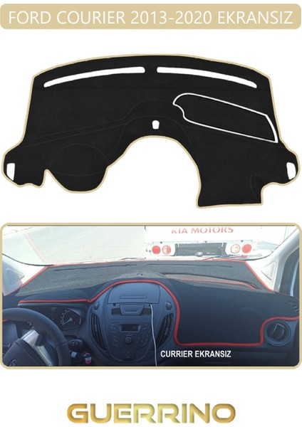 Ford Courier 2013-2020 Ekransıztorpido Koruma Halısı Bej Kenar