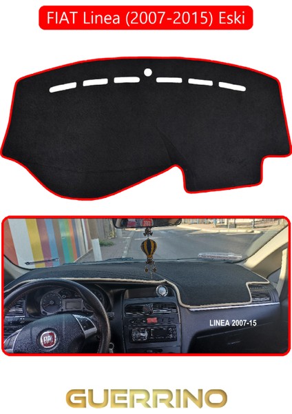 Fıat Linea 2007-2015 Modellerine Uygun Eskitorpido Koruma Halısı Kırmızı Kenar