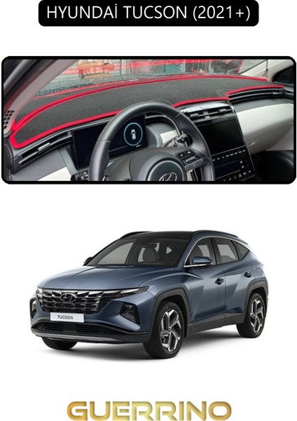 Hyundai Tucson 2021+TORPİDO Koruma Halısı Siyah Kenar