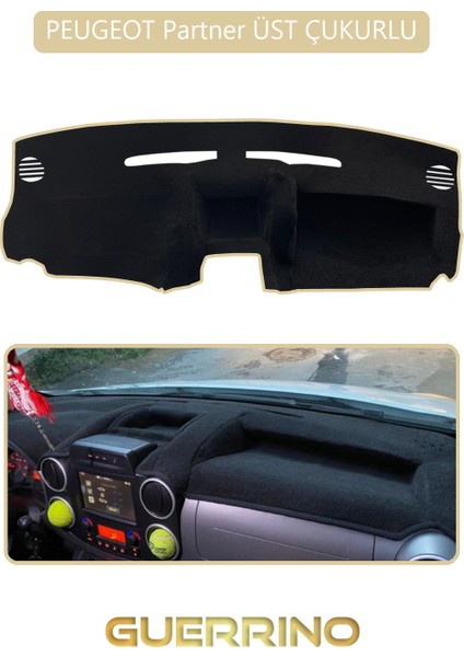 Peugeot Partner Üst Çukurlutorpido Koruma Halısı Bej Kenar