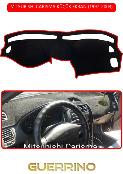 Mıtsubıshı Carısma Küçük Ekran 1997-2003TORPİDO Koruma Halısı Kırmızı Kenar