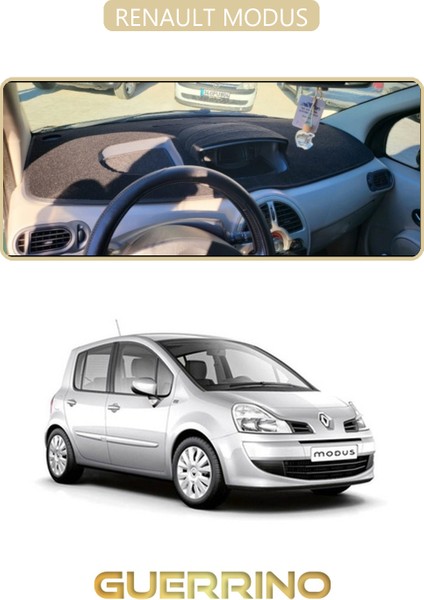 Renault Modustorpido Koruma Halısı Bej Kenar