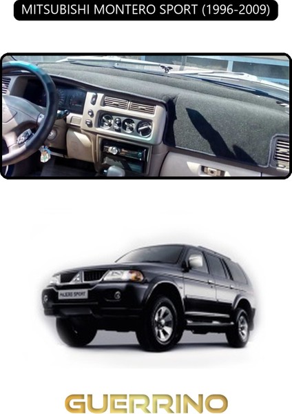 Mıtsubıshı Montero Sport 1996-2009TORPİDO Koruma Halısı Siyah Kenar