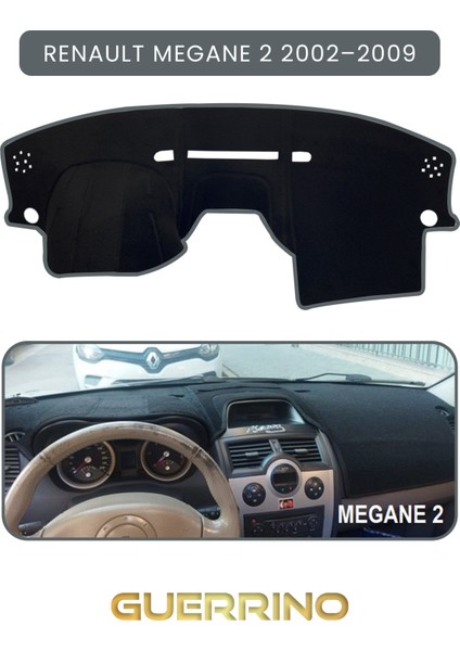Renault Megane 2 (2002–2009)TORPİDO Koruma Halısı Gri Kenar