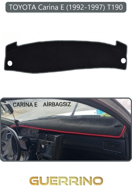 Toyota Carina E (1992-1997) T190 Aırbaglıtorpido Koruma Halısı Gri Kenar