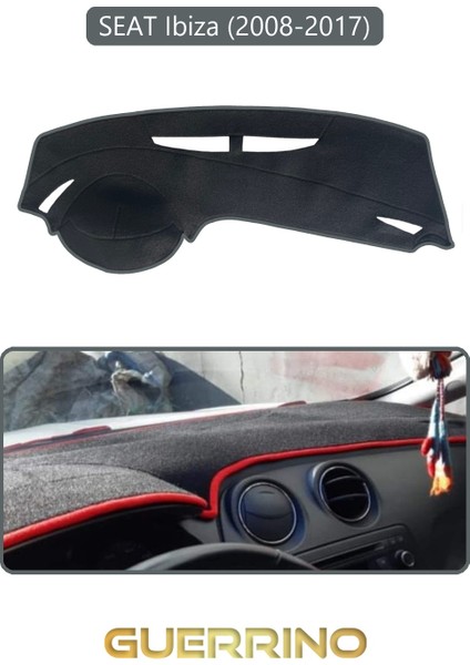 Seat Ibiza (2008-2017)TORPİDO Koruma Halısı Gri Kenar