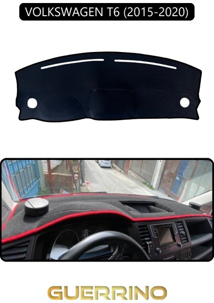 Volkswagen T6 (2015-2020)TORPİDO Koruma Halısı Siyah Kenar