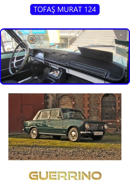 Tofaş Murat 124TORPİDO Koruma Halısı Mavi Kenar