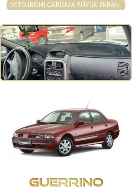 Mıtsubıshı Carısma Büyük Ekran Torpido Koruma Halısı Bej Kenar