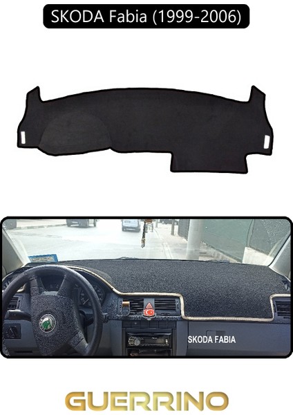 Skoda Fabia (1999-2006)TORPİDO Koruma Halısı Siyah Kenar