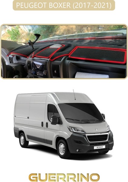 Peugeot Boxer 2017 - 2021TORPİDO Koruma Halısı Bej Kenar