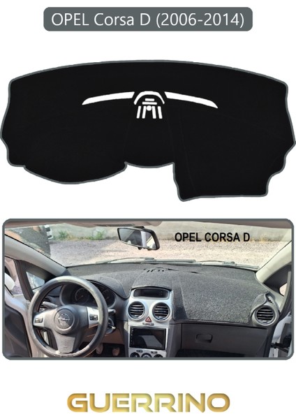 Opel Corsa D (2006-2014)TORPİDO Koruma Halısı Gri Kenar