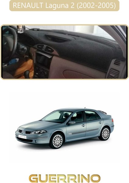 Renault Laguna 2 (2002-2005)TORPİDO Koruma Halısı Bej Kenar