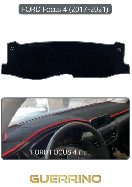 Ford Focus 4 (2017-2021)TORPİDO Koruma Halısı Gri Kenar