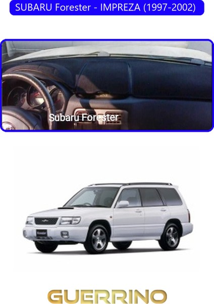 Subaru Forester (1997-2002) Imprezzatorpido Koruma Halısı Mavi Kenar