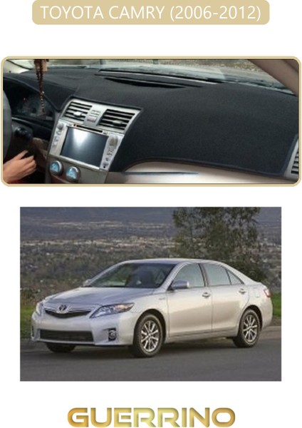 Toyota Camry (2006-2012)TORPİDO Koruma Halısı Bej Kenar