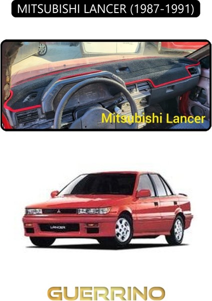 Mıtsubıshı Lancer 1987-1991TORPİDO Koruma Halısı Siyah Kenar
