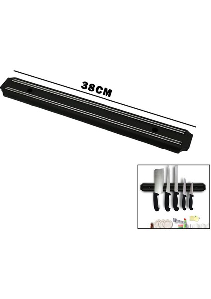 38CM Mıknatıslı Bıçak - Makas Askısı Vidalı Montaj