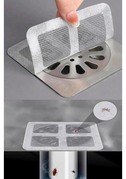 18 Parça Set Cımbızlı Döner Başlıklı Ince Dar Alan Detaylı Temizlik Fırçası 10 Adet Gider Süzgeci