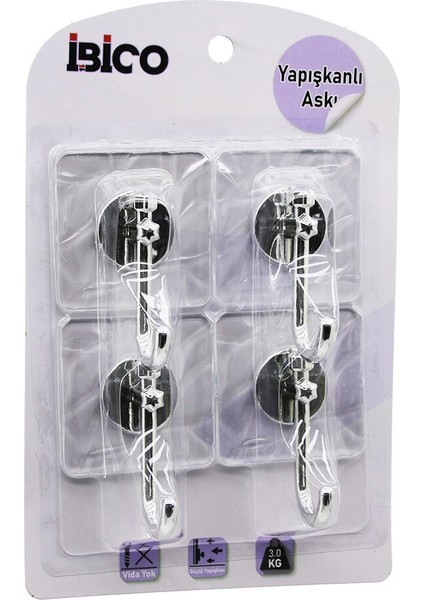 4pcs Gümüş Krom Görünüm Plastik Askı Yapışkanlı=şeff Mika Kristal Plaka=çatlak Desen 3kg