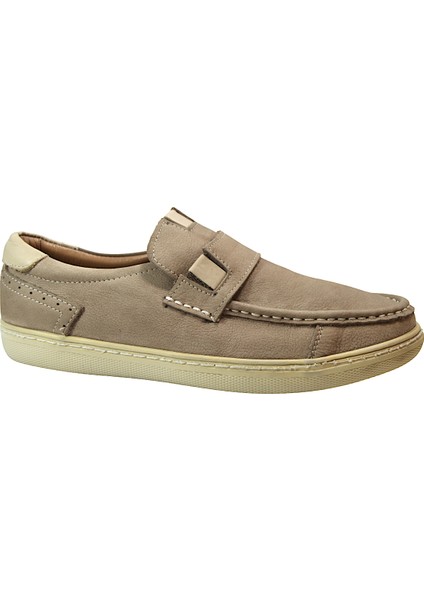 56671 Hakiki Deri Nubuk Loafer Erkek Ayakkabı