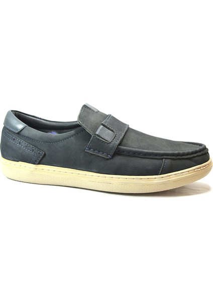 56671 Hakiki Deri Nubuk Loafer Erkek Ayakkabı