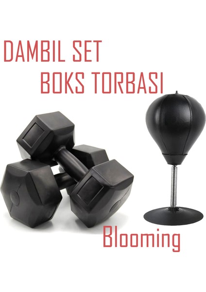 6 kg Dambil (3 kg x 2 Adet) Gönderim Yapılacaktır + Boks Torbası Muay Tai Egzersiz Vakum Masası Boks Yumruk Topu