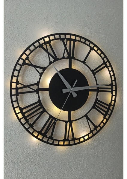 Kare Desenli Roma Rakamlı Şık Duvar Saati, Zarif ve Benzersiz Tasarım fırsatları