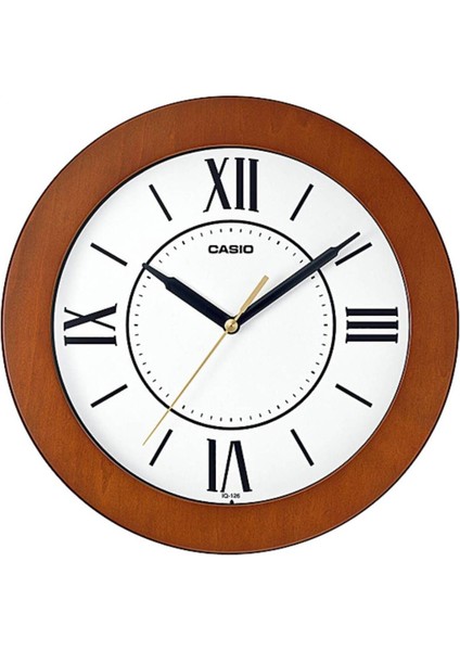 Kahverengi Duvar Saati IQ-126-5BDF, Şık ve Kullanışlı Ev Dekoru