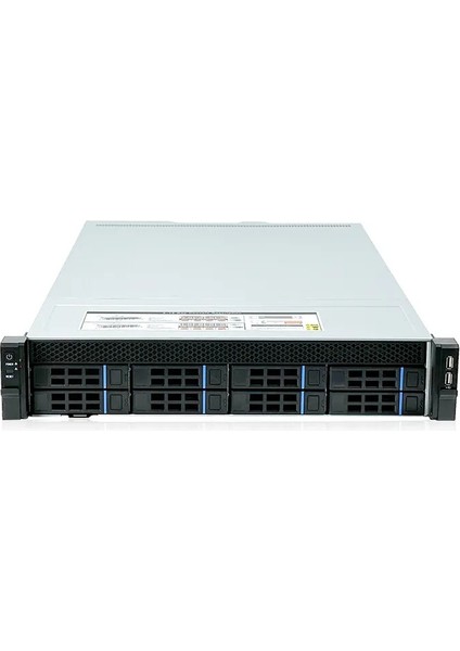 T2-2u Dual Amd Epyc 7C13 256 Çekirdek 512 GB Ddr4 Ecc 3200 Mhz 2tb Nvme SSD 2X800 Watt Psu 2u Server