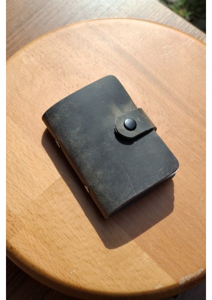 Erkek Kartlık Hakiki Deri 10 - 20 Şeffaf Bölmeli Mini Kartlık Kartvizitlik 9.5 x 7.5 cm indirimleri