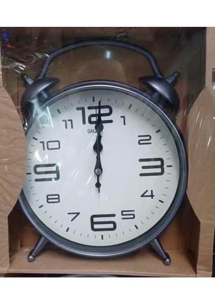 Füme Renkli Nostaljik Mutfak Saati, Şık ve Şık Tasarım