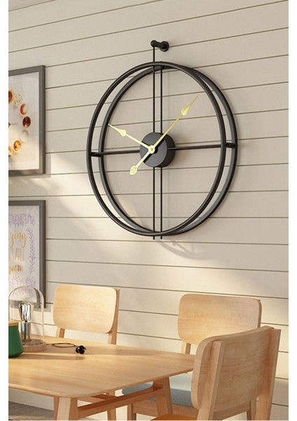 Modern Siyah Ispanyol Tarzı Duvar Saati 75X85 cm fiyatları