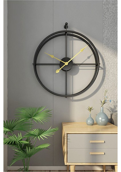 Modern Siyah Ispanyol Tarzı Duvar Saati 75X85 cm fırsatları