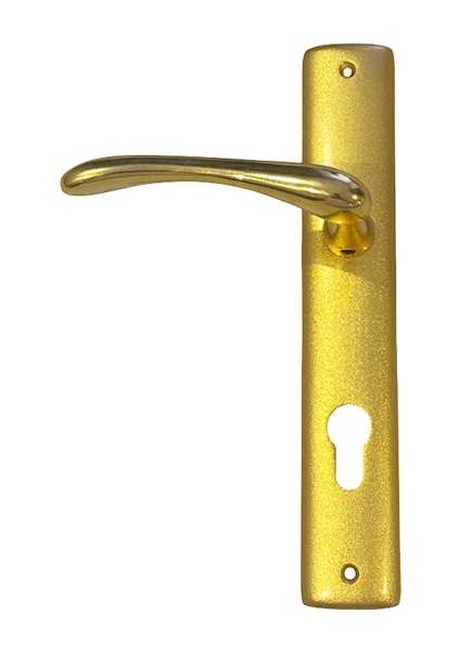 Bendio Naturel Gold Altın Kaplamalı %100 Pirinç Yale Çelik Kapı Kolu,lüks Görünüm,maksimum Dayanıklılık,paslanmaz