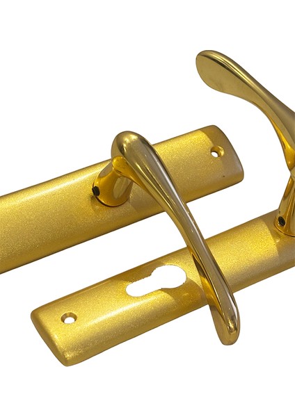 Bendio Naturel Gold Altın Kaplamalı %100 Pirinç Yale Çelik Kapı Kolu,lüks Görünüm,maksimum Dayanıklılık,paslanmaz fırsatları