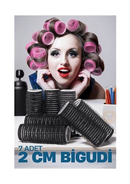 2 cm Bigudi 7'li Paket 719263