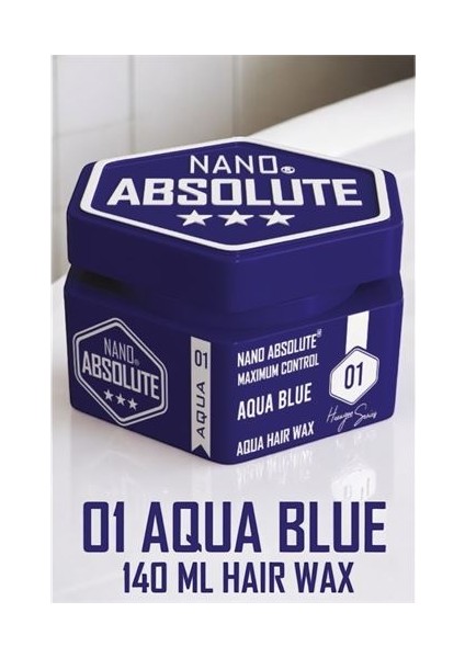 Saç Wax Aqua Blue Sert ve Parlak Absolute Professional