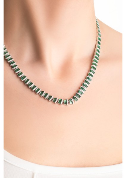 Deniz Kabuğu 18 Ayar Beyaz Altın Kaplama Gümüş Gerdanlık fiyatları