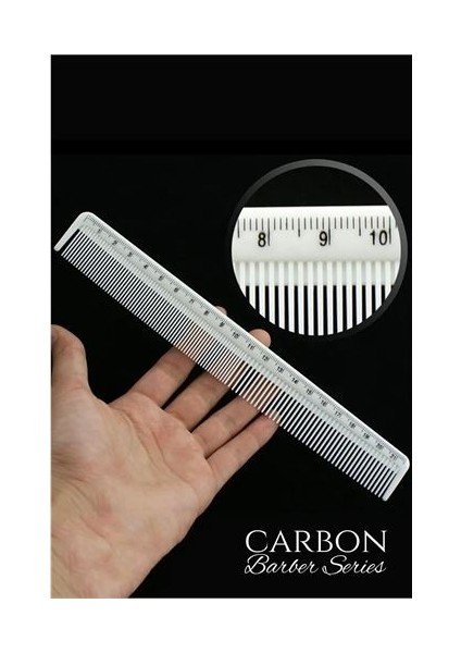 Nano Absolute Berber Kuaför Saç Kesim Tarağı Karbon