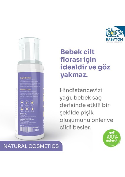 Babyton Konak Önleyici Köpük Şampuan 150 ml
