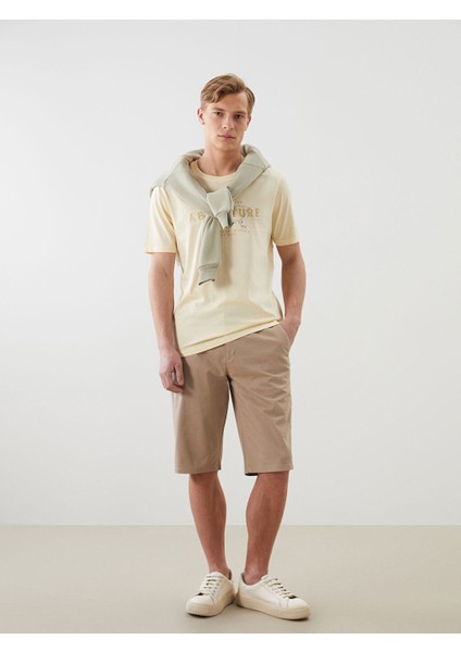 Yeni Sezon Standart Kalip Gabardin Erkek Sort - S51097Z8