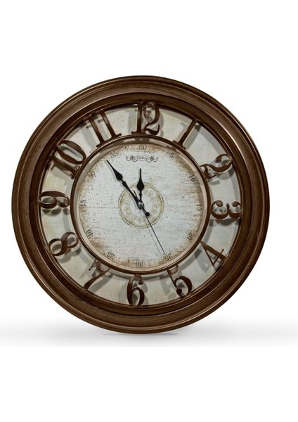 Renkli Dıştan Kabartmalı Rakamlı Modern Duvar Saati