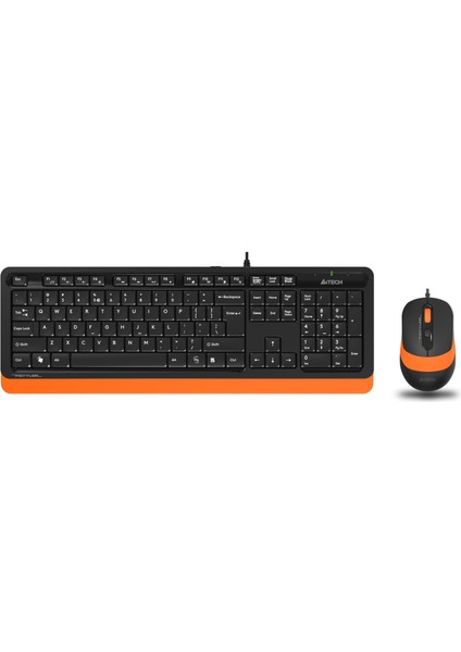 A4 Tech F1010 Q USB Turuncu mm Klavye+Optik Mouse