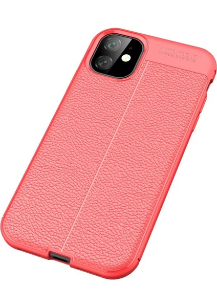 iPhone 11 Kılıf Auto Focus Kapak - Kırmızı
