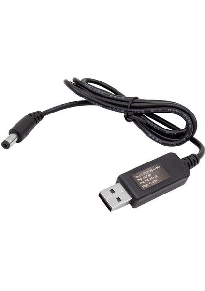5V-12V USB To Dc 5.5*2.5mm Kablo (12 Volt 1 Amper)