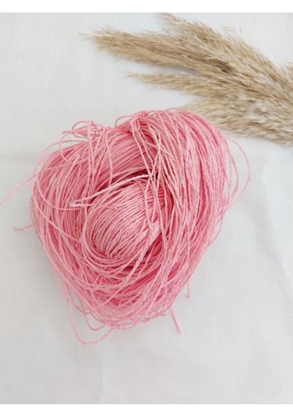Pembe 1 Kilogram Kağıt Çanta İpi
