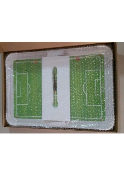Çocuk Odası Futbol ve Saha Temalı Renkli Dekoratif Duvar Saati, Yazılabilir ve Eğlenceli Tasarım