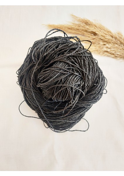 Siyah 1 Kilogram Kağıt Çanta İpi